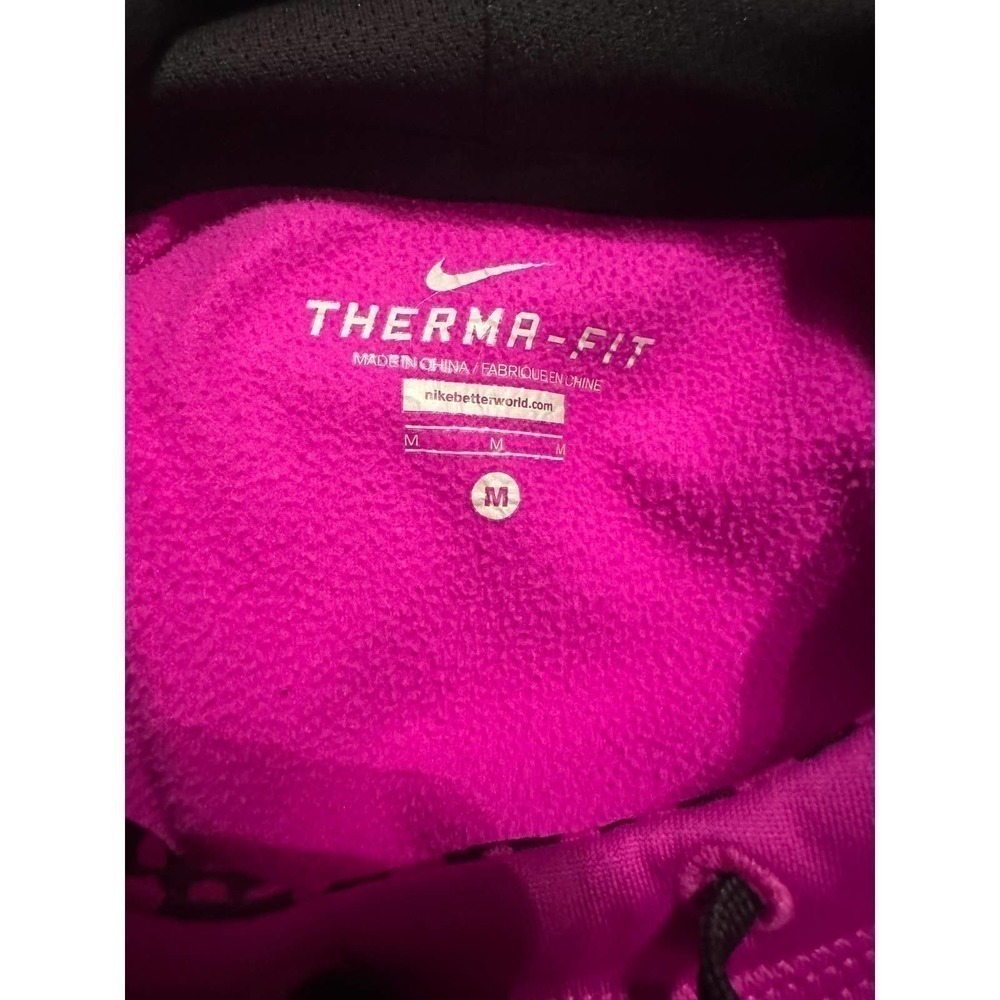 Nike Hoodie Purple / Magenta Therma-Fit High Neck Lightweight Size Medium - Picture 6 of 8